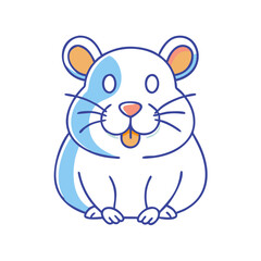 hamster icon, hamster vector illustration-simple illustration of hamster, perfect for hamster logos and icons