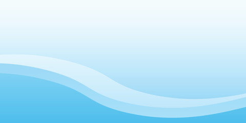 Vector white wavy glowing lines on a blue background. Futuristic digital high-technology pattern modern simple abstract