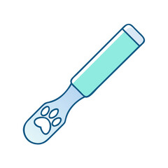 pet nail file icon, pet nail file vector illustration-simple illustration of pet nail file, perfect for pet nail file logos and icons