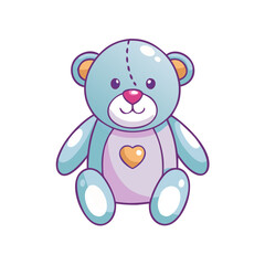plush toy icon, plush toy vector illustration-simple illustration of plush toy, perfect for plush toy logos and icons