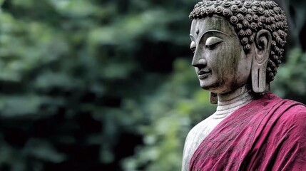 Head Statue Sculpture Nose Temple Eye Meditation Guru Thorax Monument