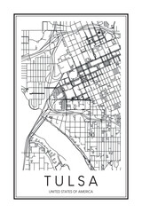 Printable downtown road map poster of the USA city of LONG BEACH on solid white background with city name