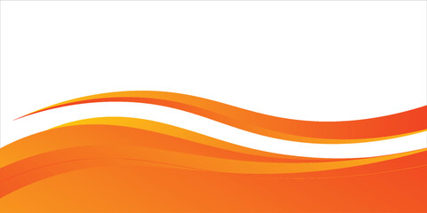 Mobile modern orange banner background. Graphic design banner pattern background template with dynamic wave shapes art concept. EPS 10