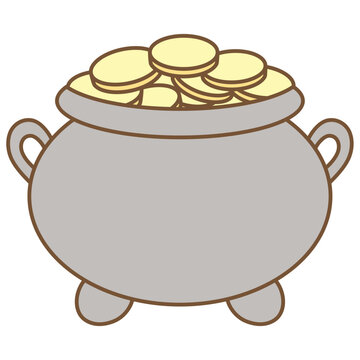 recommend clip art: cute kawaii Groovy Retro Pod of gold outline cartoon doodle illustration