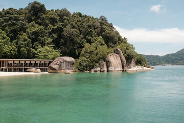 tropical island