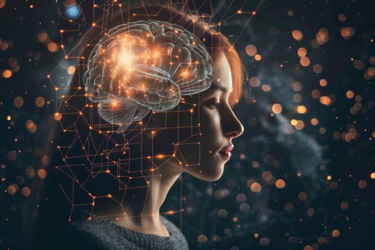 Abstract concept of critical thinking and self-regulation.