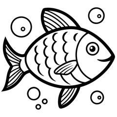 vector illustration of fish