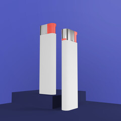 lighter blank 3d