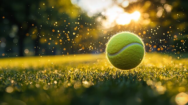 In slow motion, a ball makes contact with a player's chest during their effort to control it
