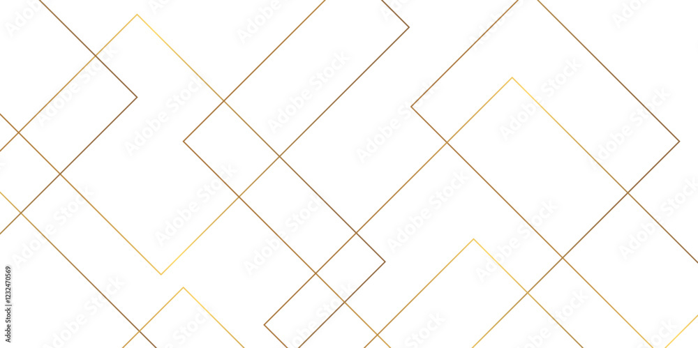 Leinwandbilder Abstract background golden square stock line background. abstract artistic of geometric background Gold gradient abstract seamless vector pattern. Minimal style website banner, decoration Vector.	