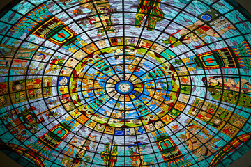 stained glass mosaic window