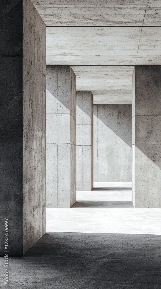 Poster soft shadows dance across the surfaces, highlighting the clean lines and geometric shapes of minimal