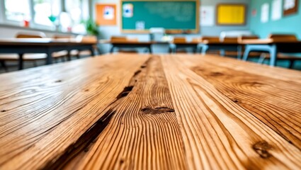 perspective wooden plate for background 
