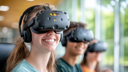 Students Engaging in an Immersive Virtual Reality Role Playing Game to Enhance Learning and in an Educational Setting