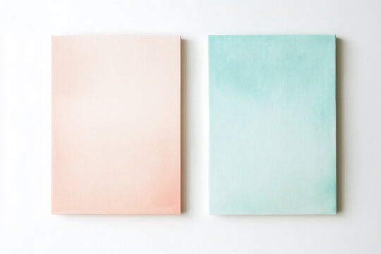 P A soft watercolor gradient background with