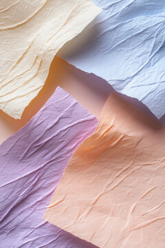 P A soft watercolor gradient background with