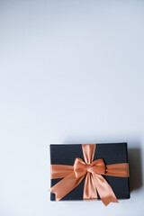 Beautiful gift box with bow.