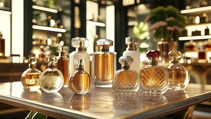 Many Perfume Bottles