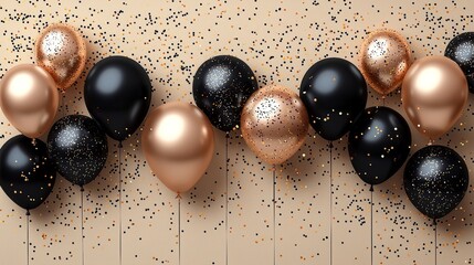 birthday and special occasion celebration with decorative balloon frames