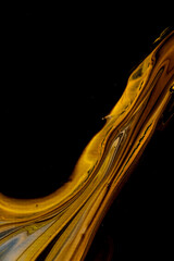 abstract gold liquid background