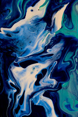 abstract blue liquid background