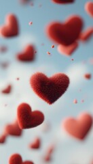 Obraz premium heart red 