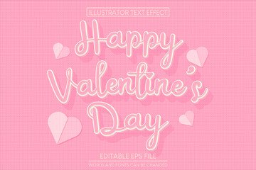 Happy Valentine Text Effect.editable text effect