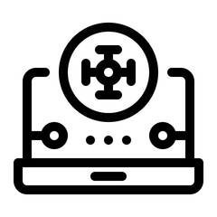Icon Torjan With Style Outline