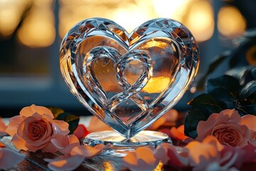 Modern elegant heart designs for romantic celebrations and special occasions