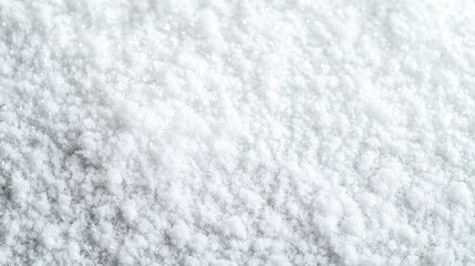 Fresh Snow Covering Ground in Natural Winter Environment