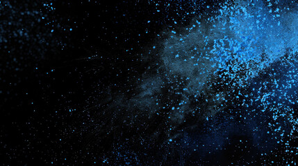 smooth gradient background with blue and black