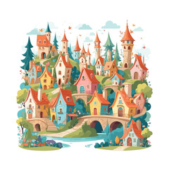 Architecture concept vector illustration