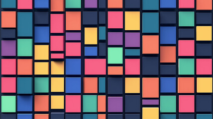 Fototapeta premium Illuminated Grid Patterns with a Futuristic and Neon-Inspired Design