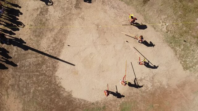 Aldeia ind&iacute;gena Bakairi, Paranatinga, Mato Grosso, Brasil