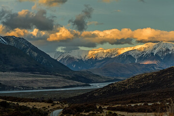 Waimakari River at TranzAlpine & Coastal Pacific 