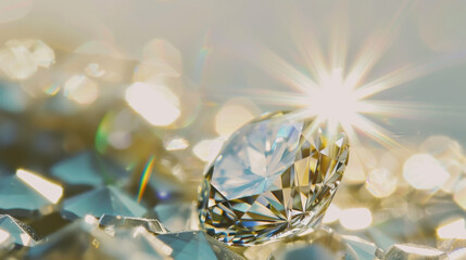 Fototapeta premium sparkling diamond