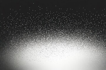 Obraz premium Textured grainy black and white noise backdrop for stylish abstract poster or cover design options