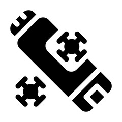 Icon Usb With Style Glyph