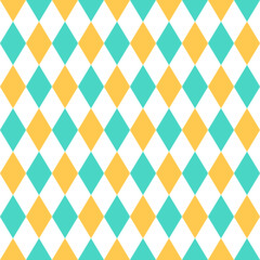 Geometric Spring Backgrounds, Blue Ocean and Yellow Color Seamless Pattern, Digital Paper
