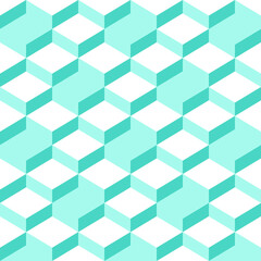 Geometric Spring Backgrounds, Blue Ocean and Yellow Color Seamless Pattern, Digital Paper