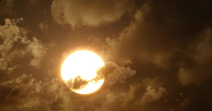 sunset smoke fabric