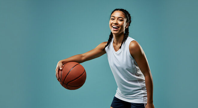 Joyful Basketball Player Smile