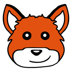 Red Fox Forest Animal Cunning Smart Cute Wild Dog Design Lover Art Vector Illustration Card T-Shirt Poster Sticker Graphic Print Decorative Drawing Isolated Logo Decoration Symbol Creative Cool Style
