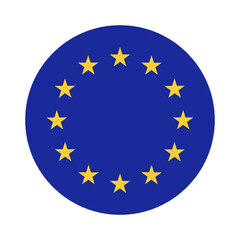 European union flag, colors and proportion correctly. Official flag of European Union EU