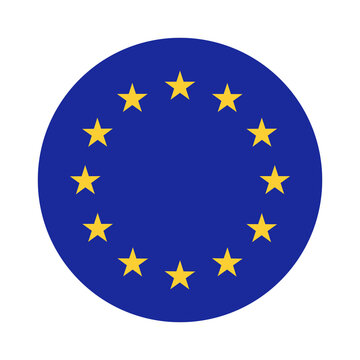 European union flag, colors and proportion correctly. Official flag of European Union EU