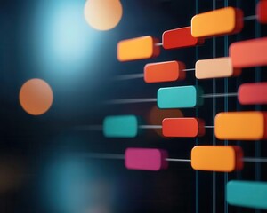Business model pivot discussion visualized with process flow diagrams on sleek digital displays, adaptive innovation