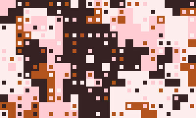 Screen effect elegance art. Pattern paper color image set. Square spectrum clothing print.