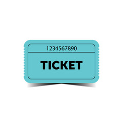 A bright blue ticket with clear writing and a unique number promises an unforgettable experience