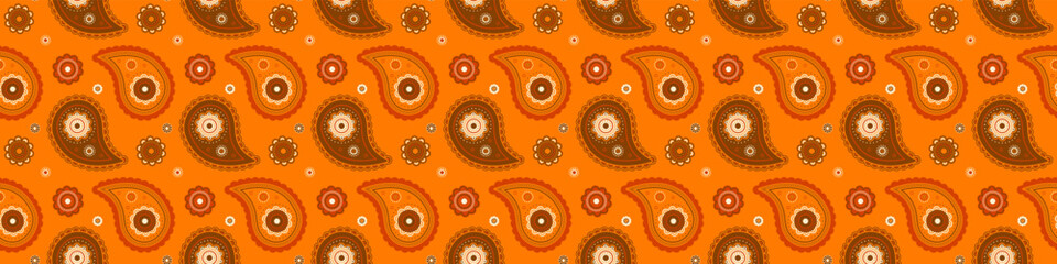 Exotic retro and persian india. Leaf boho to indian delicate. Stylish colourful, classical event.