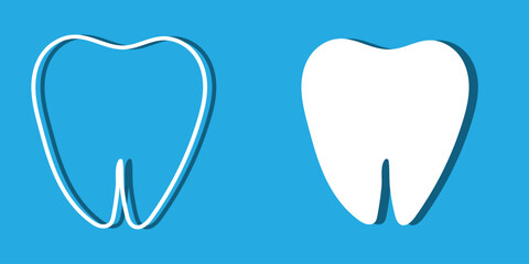 Print  Tooth vector icon. Set of teeth for medical logo design. Tooth black illustration . 1176